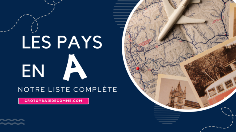 Pays en A : Les plus beaux pays en A