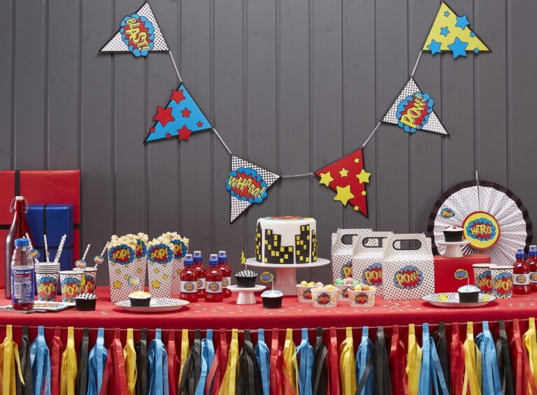 déco anniversaire thème Super-héros