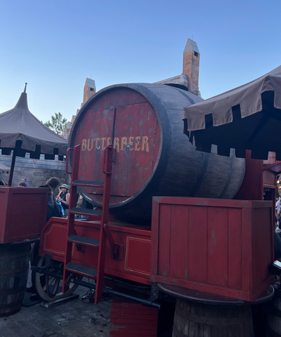 Chariot de bière au beurre à Universal Studios