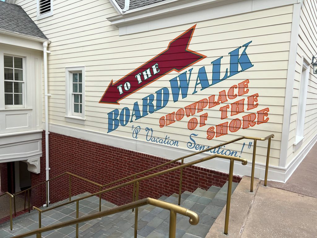 Entrée par escalier de BoardWalk