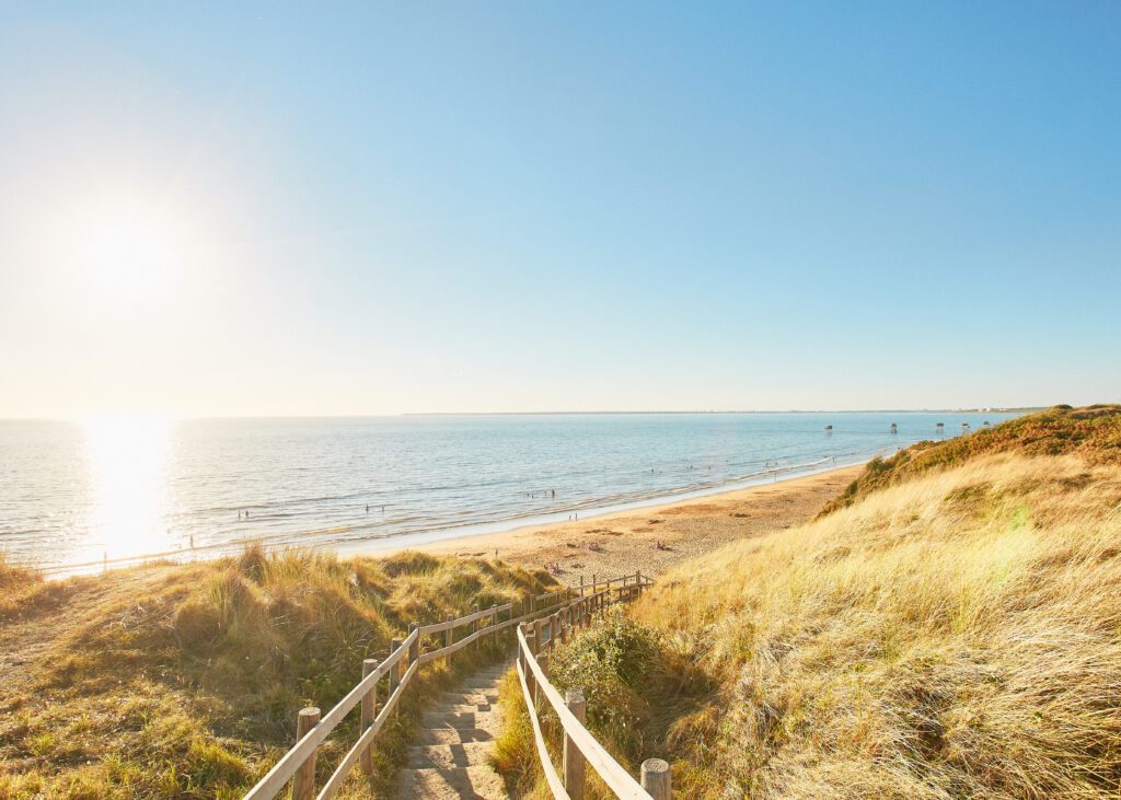 Les plages de sable fin de la côte atlantique