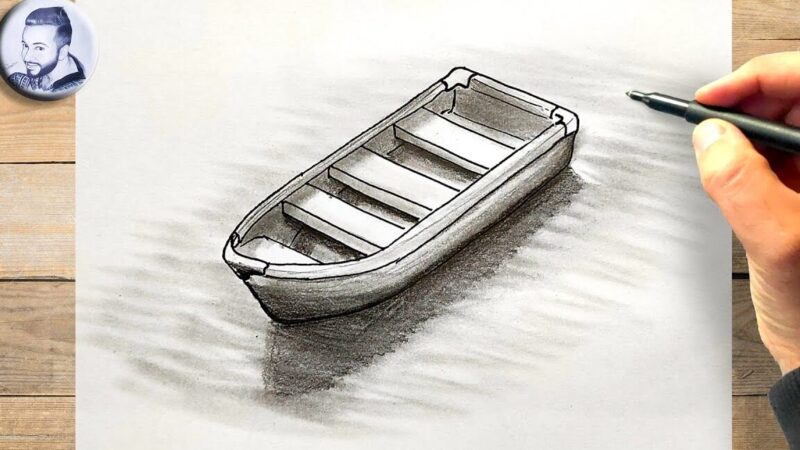 Comment dessiner un bateau pirate facilement ?
