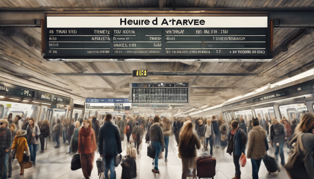découvrez tout sur les horaires d'arrivée des trains : informations pratiques, conseils pour bien planifier votre voyage et astuces pour éviter les retards. restez informé et voyagez sereinement !