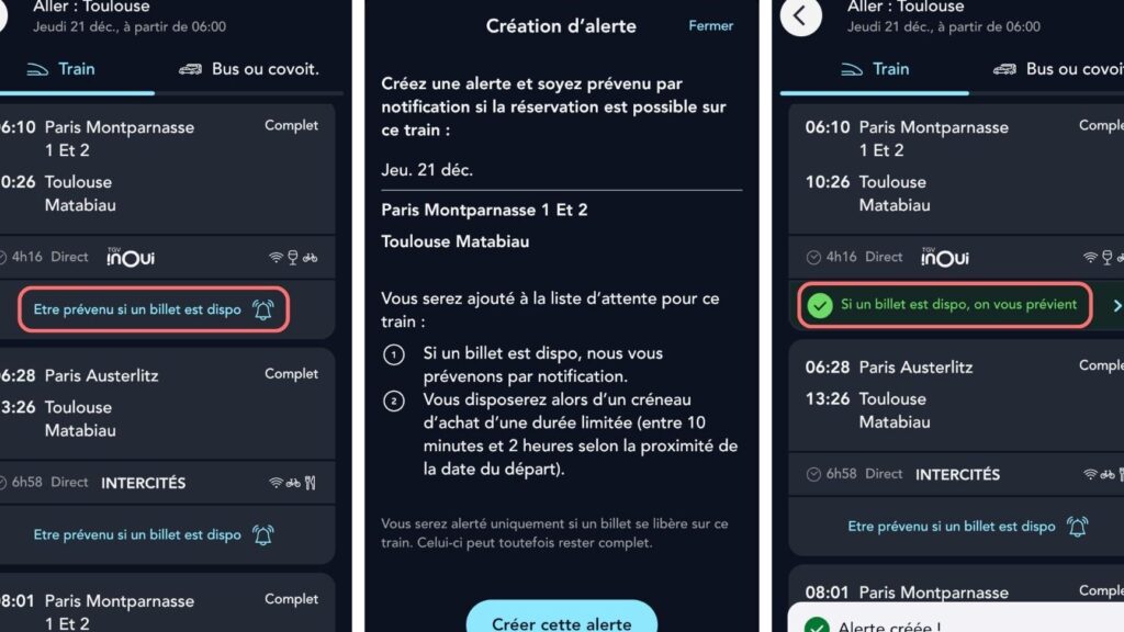 Comment effectuer une réservation de train auprès de la SNCF ?