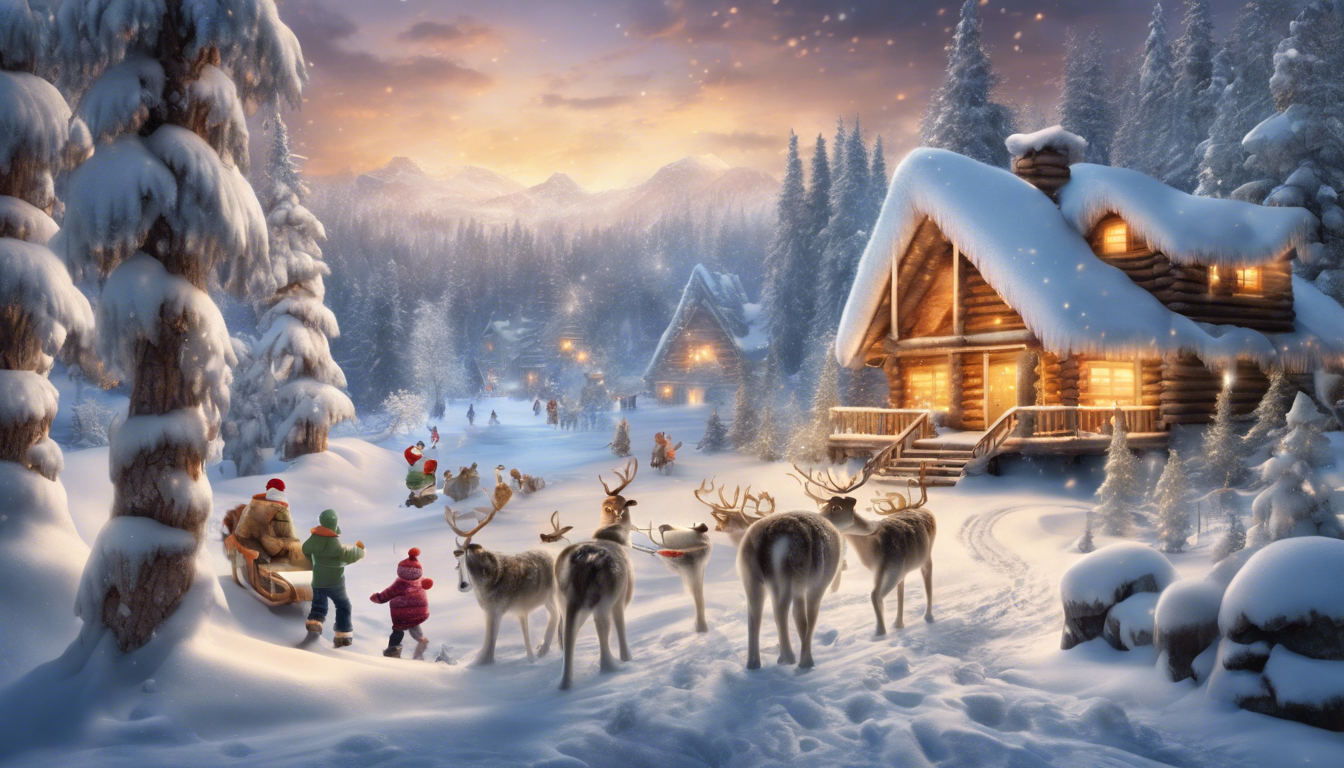 vivez une expérience inoubliable en laponie, le pays enchanteur du père noël. découvrez des paysages féériques, des safaris en traîneau à rennes et des aurores boréales, le tout dans un forfait tout compris pour un séjour magique en famille ou entre amis.