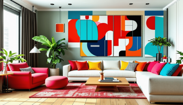 Décoration artisanale et éthique mise en valeur dans un intérieur moderne via Sachamama Store