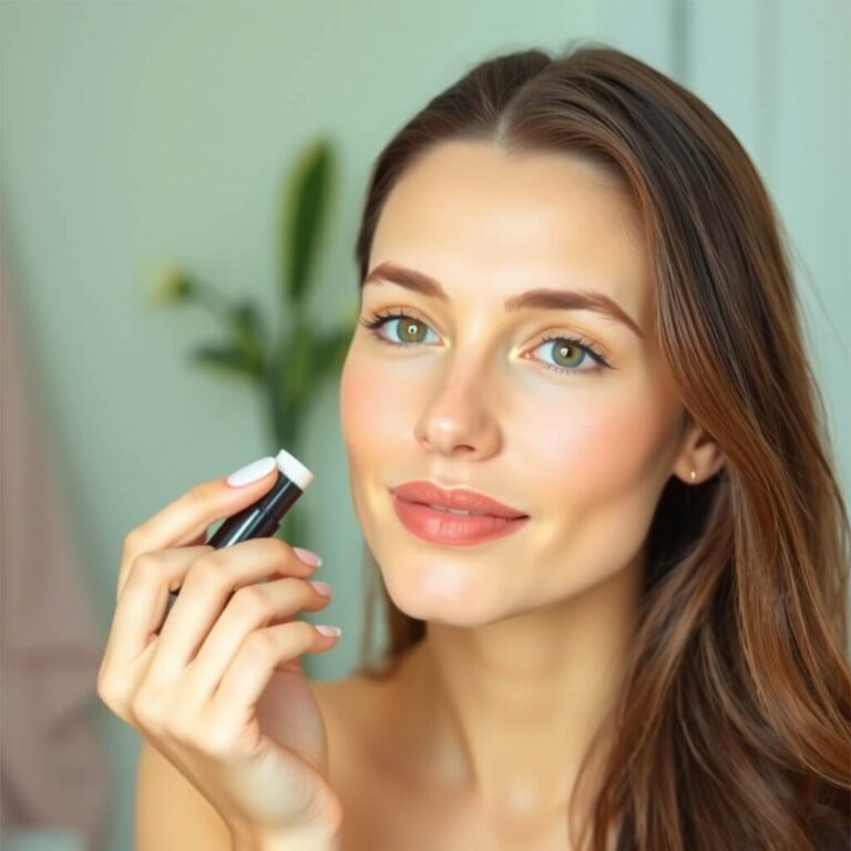 Femme souriante élégante illustrant le bien-être et la mode sur un blog lifestyle