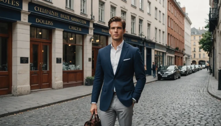 Homme élégant portant un costume Bexley illustrant les nouvelles tendances du néo-masculin
