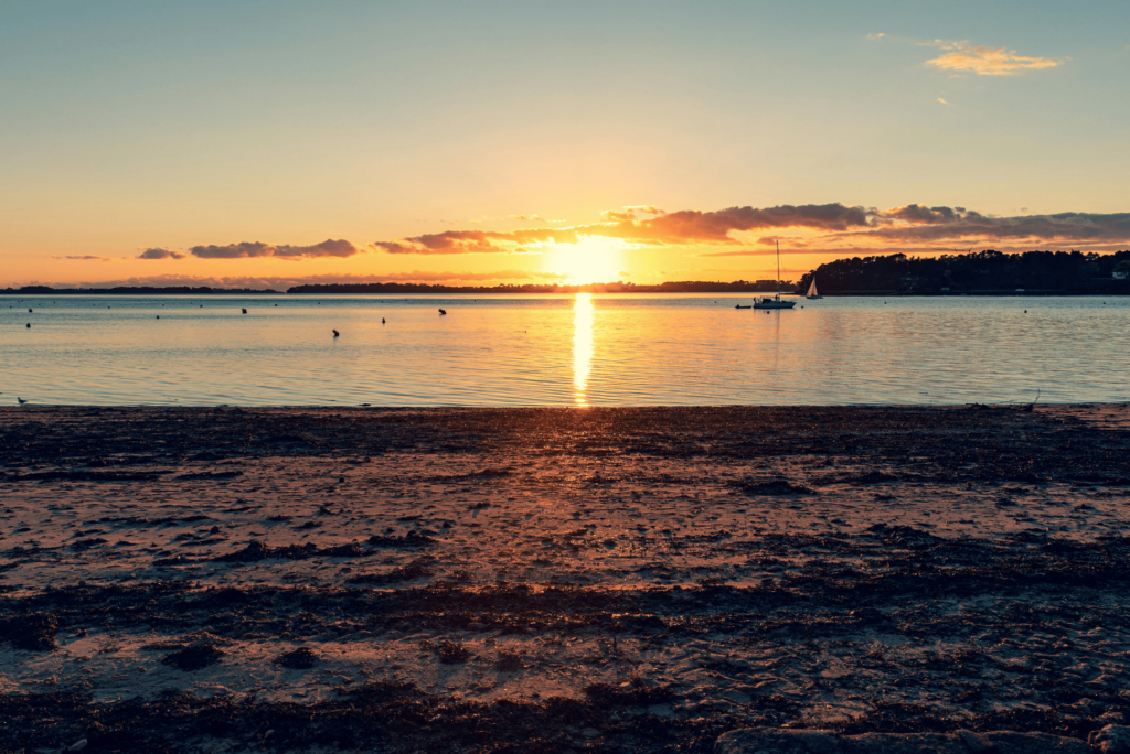 coucher de soleil bretagne