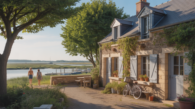 Gîte authentique à Saint-Valery-sur-Somme avec vue sur la baie et ambiance naturelle et chaleureuse.